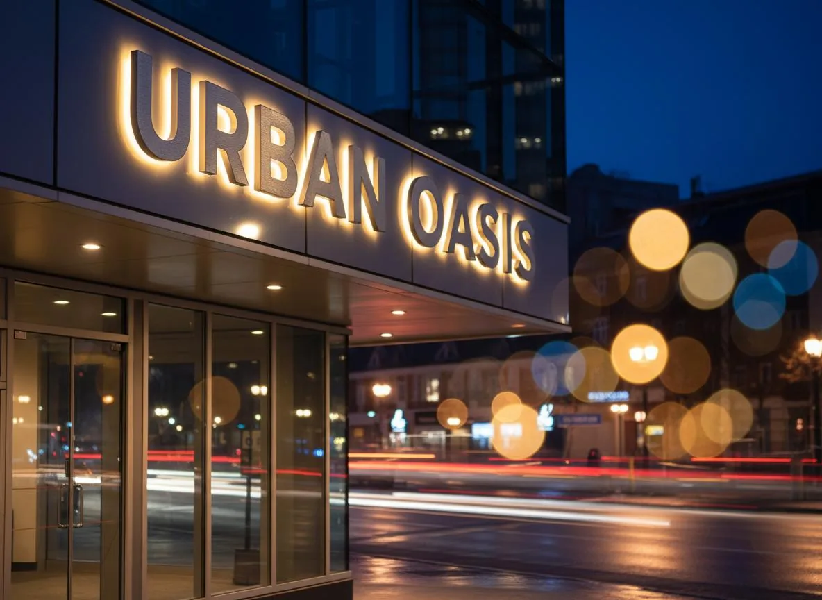 Illustrative storefront signs design concept